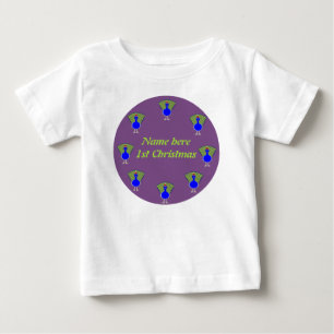 Camiseta De Bebé Funny Navidades Peacock Personalizado