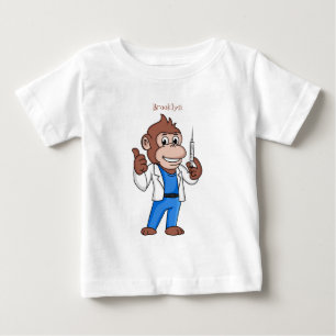 Camiseta De Bebé Funny orangutan ape personalizado médica