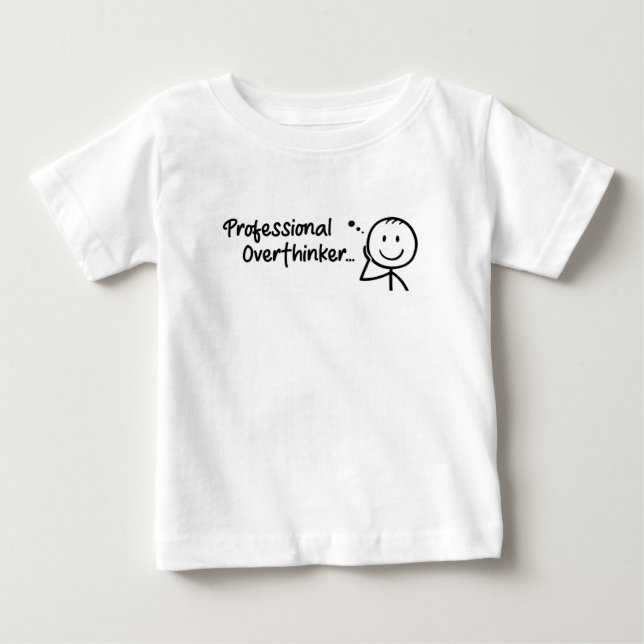Camiseta De Bebé Funny Professional Overthinker (Anverso)