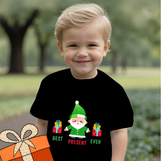 Camiseta De Bebé Funny Santa (Subido por el creador)