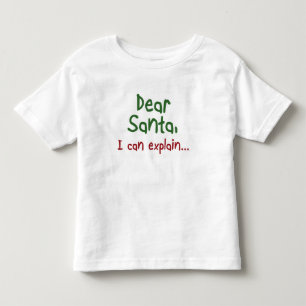 Camiseta De Bebé Funny Santa Cita Navidades niños ropa