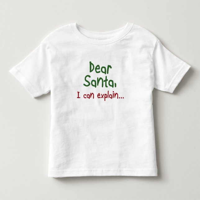 Camiseta De Bebé Funny Santa Cita Navidades niños ropa (Anverso)