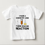 Camiseta De Bebé Funny Science lover chemistry chiste<br><div class="desc">Chiste de química científica divertida</div>