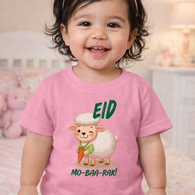 Camiseta De Bebé Funny Sheep Eid Adha funny  Baby TShirt  (Subido por el creador)