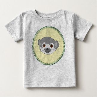 Camiseta De Bebé Funny staring baby lemur