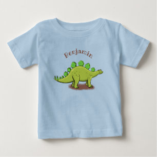 Camiseta De Bebé Funny stegosaurus dinosaur personalizado