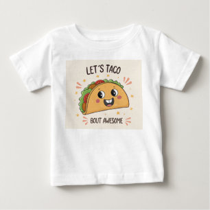 Camiseta De Bebé Funny Taco Food Pun