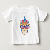 Funny Unicorn with cool sunglasses Design