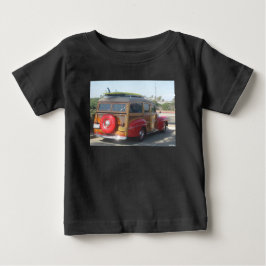 Camiseta De Bebé Furgoneta Woodie