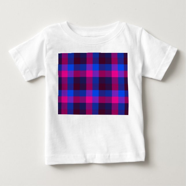 Camiseta De Bebé Fusión de mosaico de neón (Anverso)