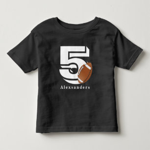 Camiseta De Bebé Fútbol 5 Cumpleaños nombre y edad niños niño niña