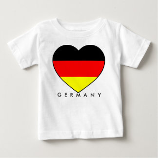 Camiseta De Bebé Fútbol Alemania “Germany” corazón MUNDIAL 2010
