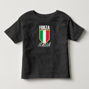 Camiseta De Bebé Fútbol de Bandera Italiana Forza Italia