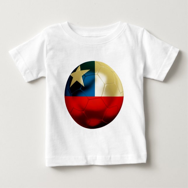 Camiseta De Bebé Fútbol de Chile (Anverso)