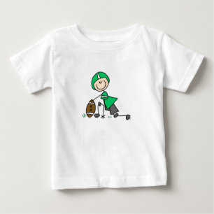 Camiseta De Bebé Fútbol de Figuras de Palitos Verde