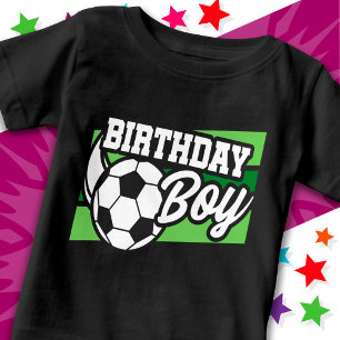 Camiseta De Bebé Fútbol de fútbol cumpleaños niños cumpleaños