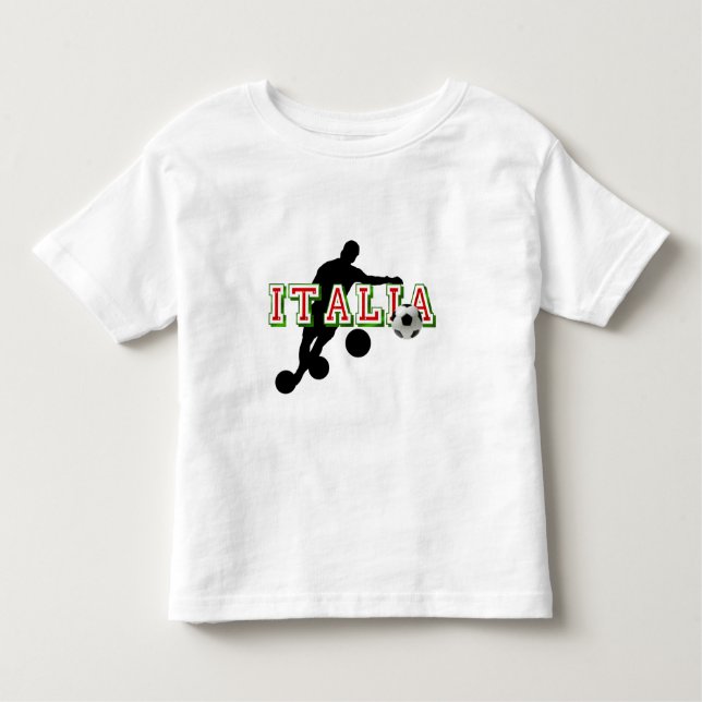 Camiseta De Bebé Fútbol de Italia (Anverso)