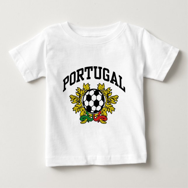 Camiseta De Bebé Fútbol en Portugal (Anverso)