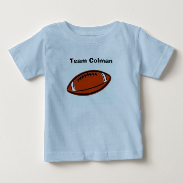 Camiseta De Bebé fútbol, equipo Colman (Anverso)