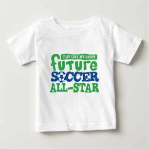 Camiseta De Bebé Fútbol Futuro Todo Estrella-Niño