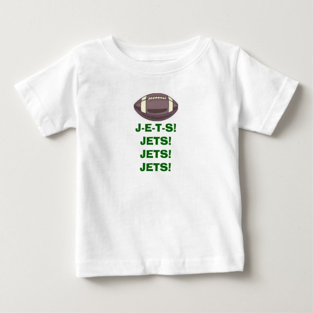 Camiseta De Bebé ¡fútbol, JETS! ¡JETS! ¡JETS! ¡JETS! (Anverso)