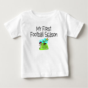 Camiseta De Bebé Fútbol mi primera estación de fútbol (figura de
