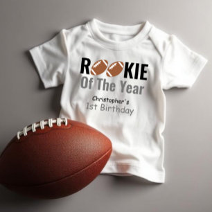 Camiseta De Bebé Fútbol novato cumpleaños 1