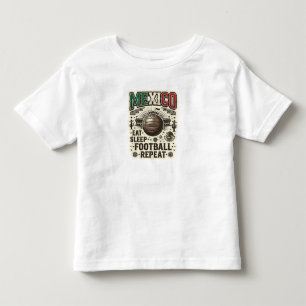 Camiseta De Bebé Fútbol Soccer México Personalizado 2026