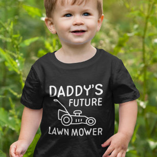 Camiseta De Bebé Futura cortadora de césped de papá