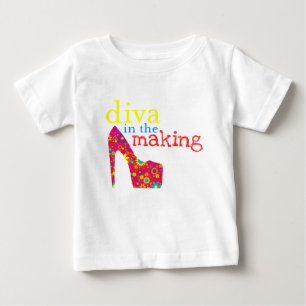 Camiseta De Bebé Futura diva niño tshirt