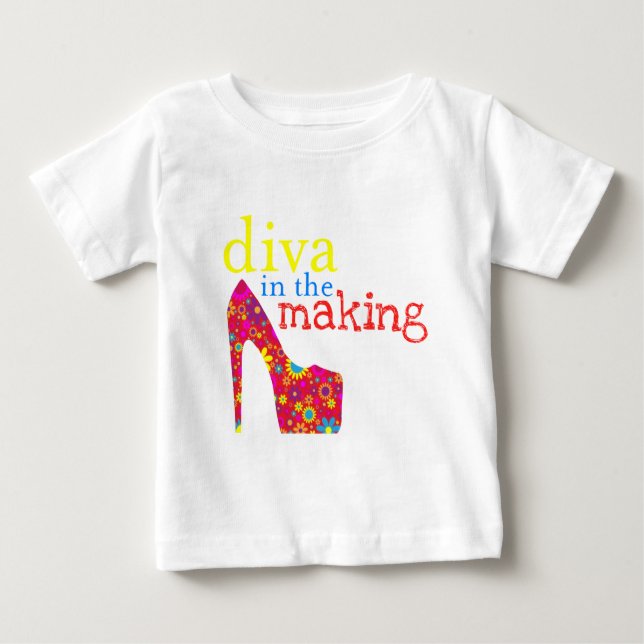Camiseta De Bebé Futura diva niño tshirt (Anverso)