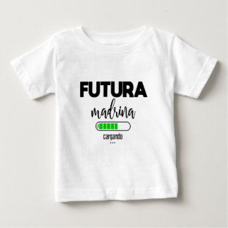 Camiseta De Bebé Futura madrina cargando