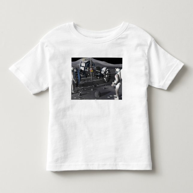 Camiseta De Bebé Futuras misiones de exploración espacial (Anverso)