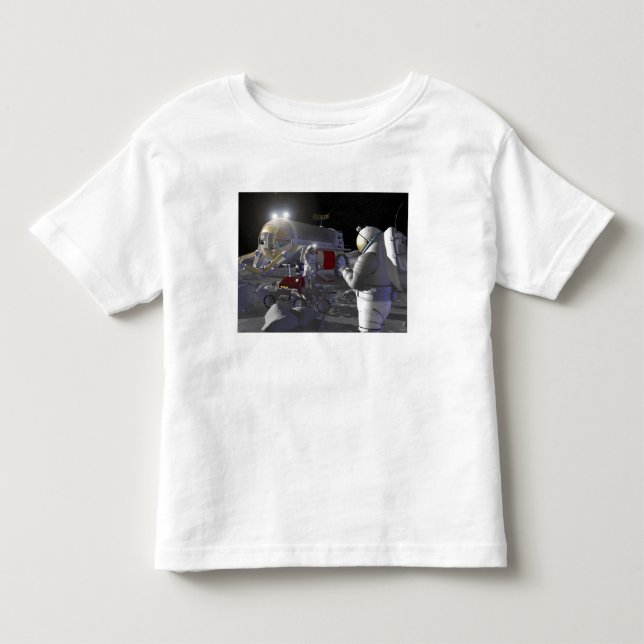 Camiseta De Bebé Futuras misiones de exploración espacial 12 (Anverso)