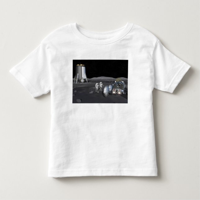 Camiseta De Bebé Futuras misiones de exploración espacial 3 (Anverso)