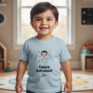 Camiseta De Bebé Future Astronaut Personalized Toddler T-Shirt