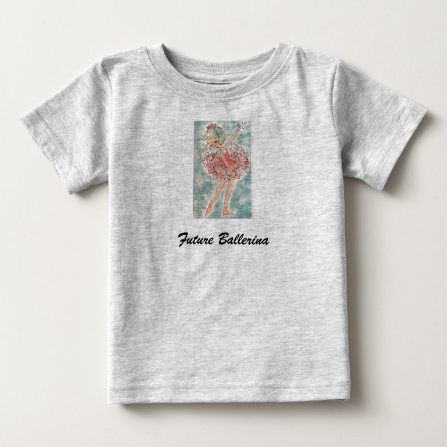 Camiseta De Bebé Future Ballerina (Anverso)