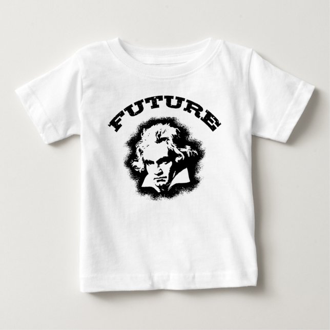Camiseta De Bebé Future Beethoven (Anverso)