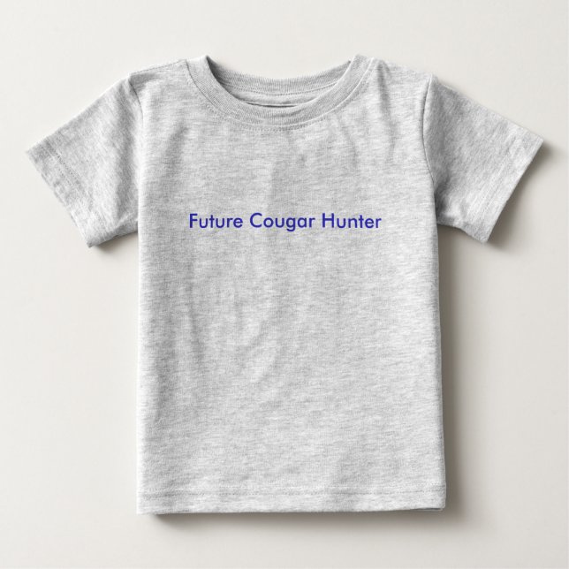 Camiseta De Bebé Future Cougar Hunter (Anverso)