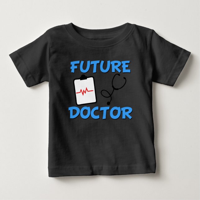 Camiseta De Bebé Future doctor funny baby (Anverso)