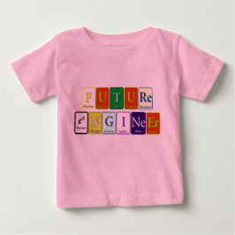 Camiseta De Bebé Future Engineer Tutu Design