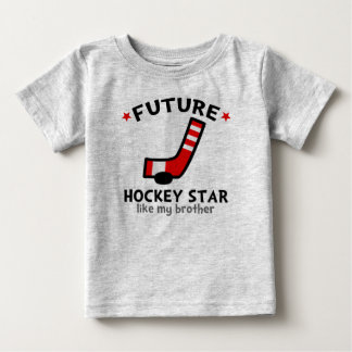 Camiseta De Bebé Future Hockey Star like my Brother