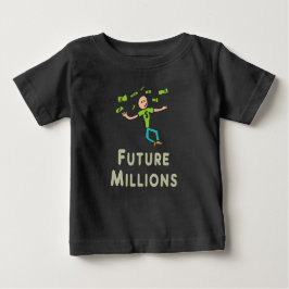 Camiseta De Bebé Future Millionaire (Millones)