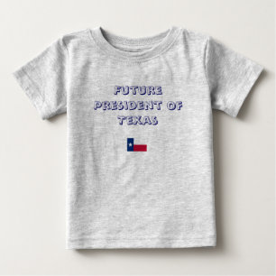 Camiseta De Bebé Future President of Texas
