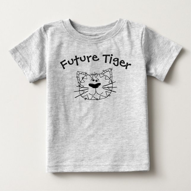 Camiseta De Bebé Future Tiger Long Sleeve (select your size) (Anverso)