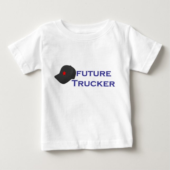 Camiseta De Bebé Future trucker (Anverso)