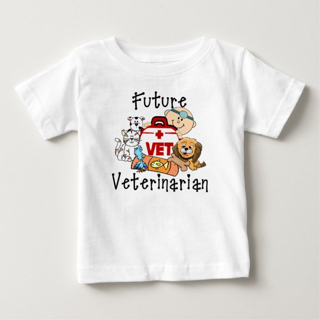 Camiseta De Bebé Future Veterinarian (Anverso)