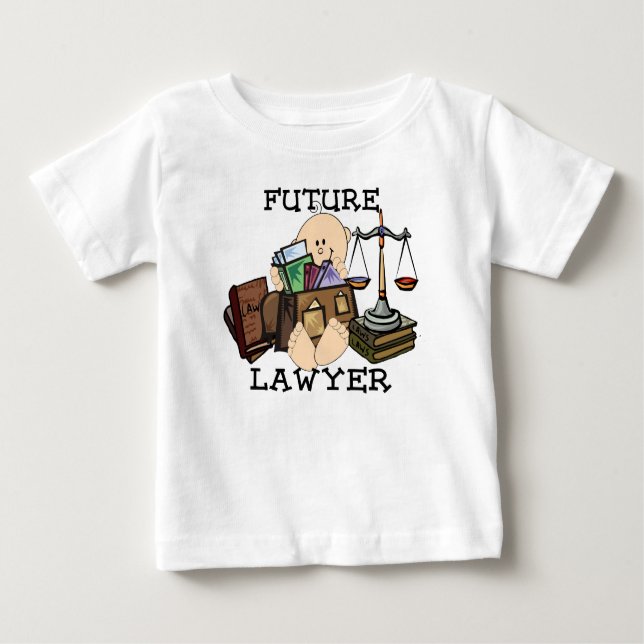 Camiseta De Bebé Futuro abogado (Anverso)