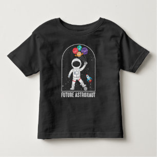 Camiseta De Bebé Futuro Astronauta Kid Dream Job Cohetes Barco