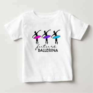 Camiseta De Bebé FUTURO BALLERINA Neon Tutu Ballet Bailarina